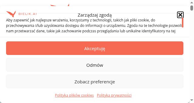 Screenshot of bielik.ai