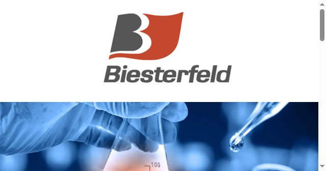 Screenshot of biesterfeld.com.tr