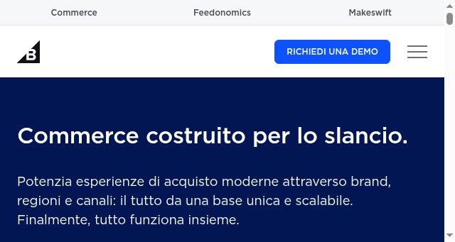 Screenshot of bigcommerce.it