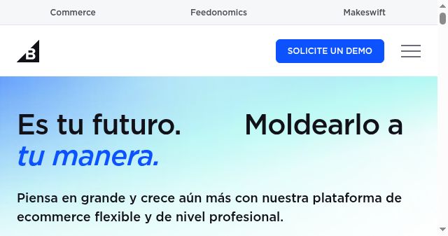 Screenshot of bigcommerce.mx