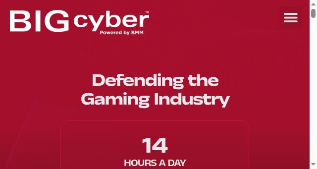 Screenshot of bigcyberdefense.com