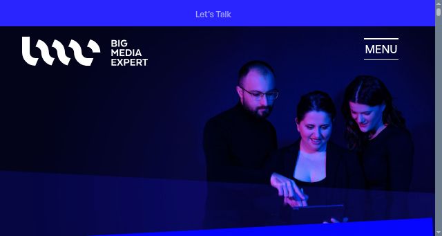 Screenshot of bigmediaexpert.com