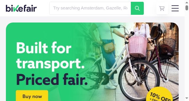Screenshot of bikefair.org