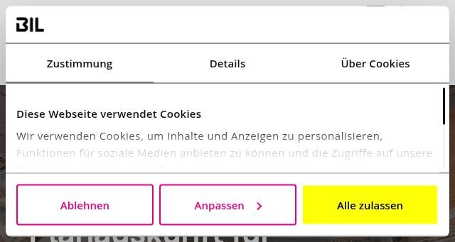 Screenshot of bil-leitungsauskunft.de