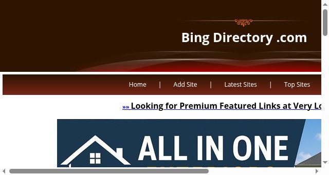Screenshot of bing-directory.com