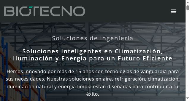 Screenshot of biotecno.com.ec