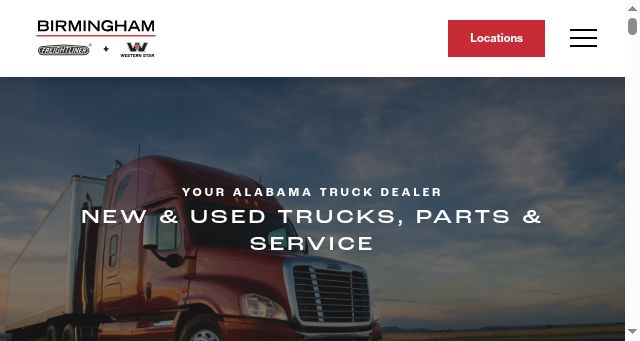 Screenshot of birminghamfreightliner.com