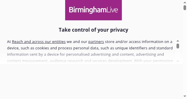 Screenshot of birminghammail.co.uk