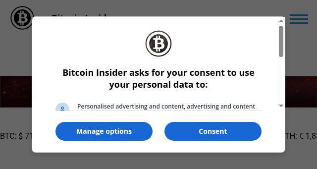 Screenshot of bitcoininsider.org