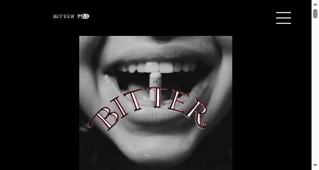 Screenshot of bitterpillband.com