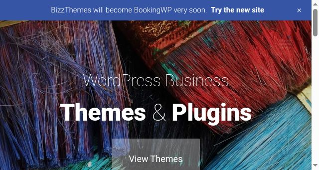 Screenshot of bizzthemes.com