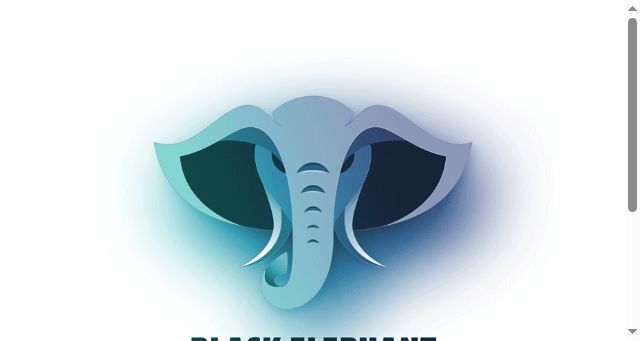 Screenshot of blackelephantstudios.com