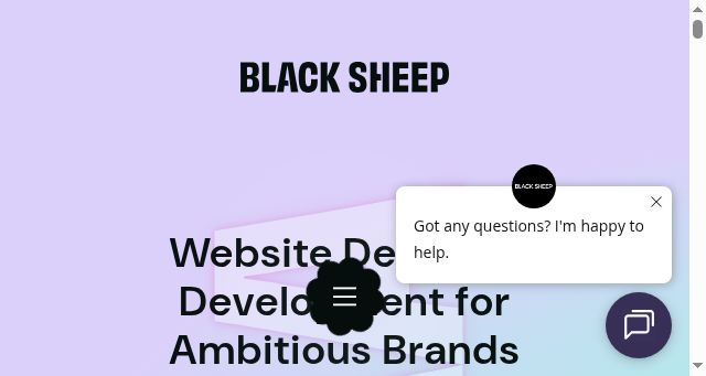 Screenshot of blacksheepcreative.co.nz