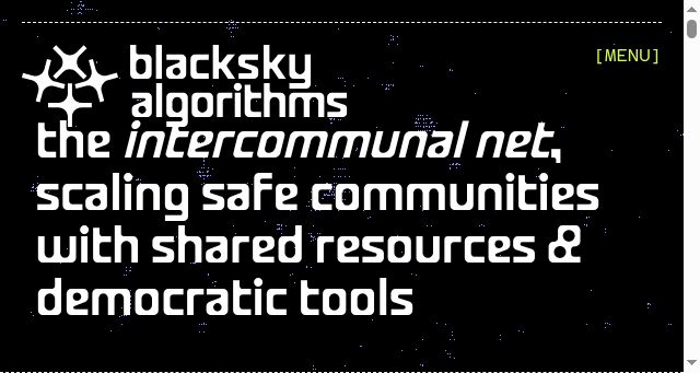 Screenshot of blackskyweb.xyz