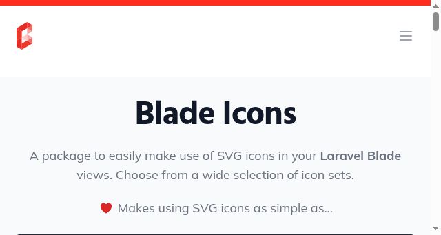 Screenshot of blade-ui-kit.com