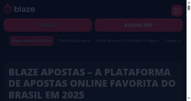Screenshot of blaze-apostas.com