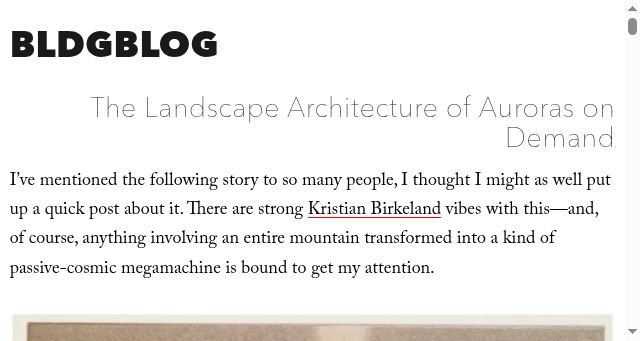 Screenshot of bldgblog.com