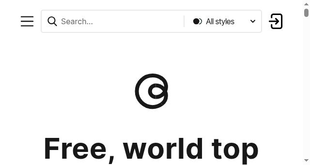 Screenshot of blendicons.com