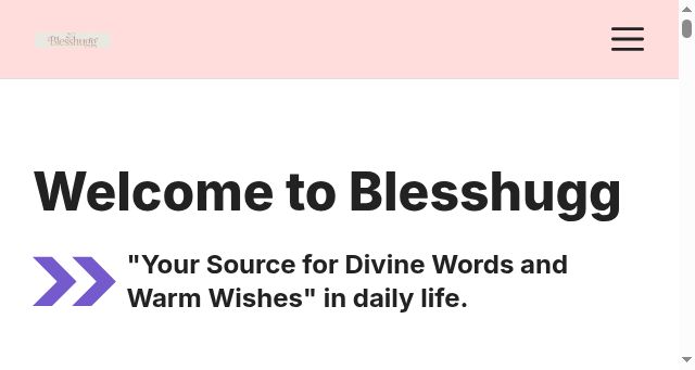 Screenshot of blesshugg.com