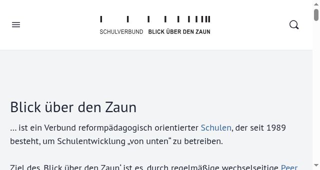 Screenshot of blickueberdenzaun.de