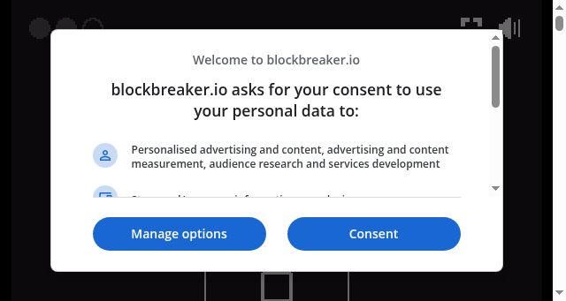 Screenshot of blockbreaker.io
