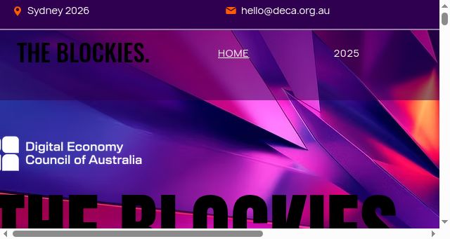 Screenshot of blockies.com.au