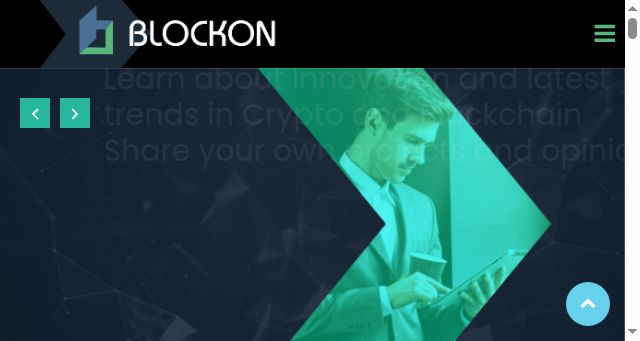 Screenshot of blockon.biz