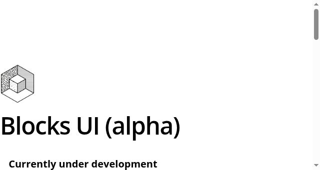 Screenshot of blocks-ui.com