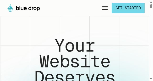 Screenshot of bluedroplabs.com