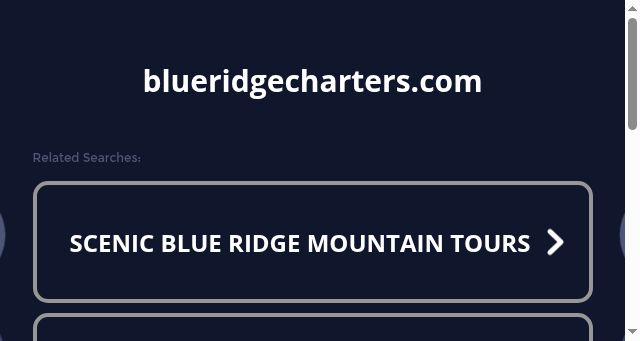 Screenshot of blueridgecharters.com