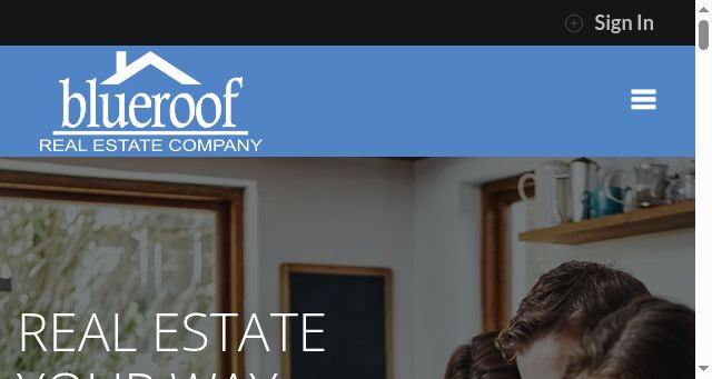 Screenshot of blueroof.com