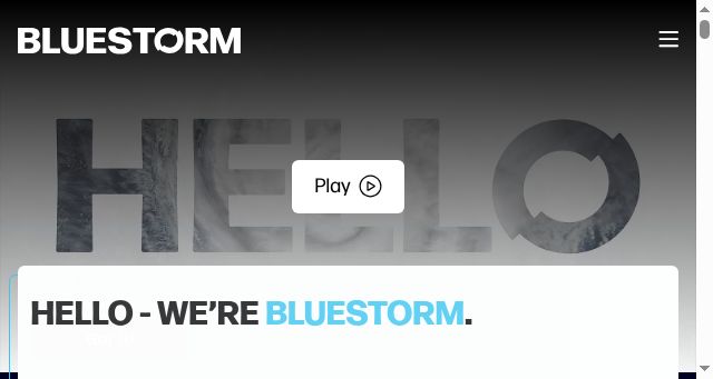 Screenshot of bluestormdesign.co.uk
