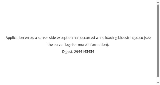 Screenshot of bluestringco.co