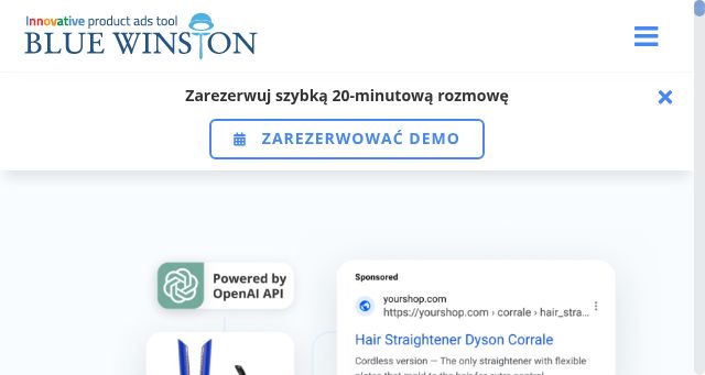 Screenshot of bluewinston.pl