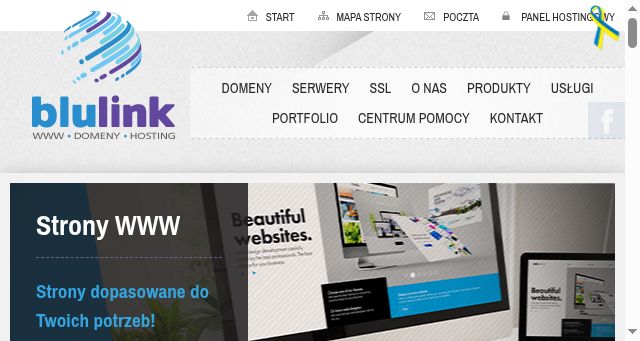 Screenshot of blulink.pl