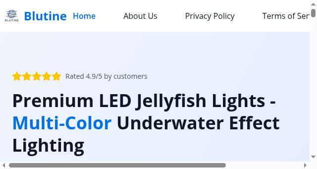Screenshot of blutine.com
