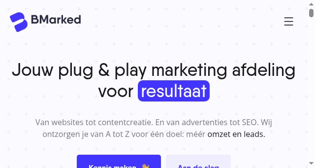 Screenshot of bmarked.nl