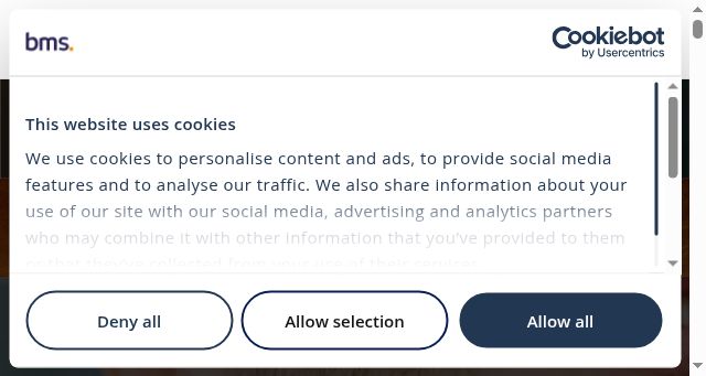 Screenshot of bmsgroup.com
