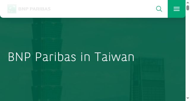 Screenshot of bnpparibas.com.tw