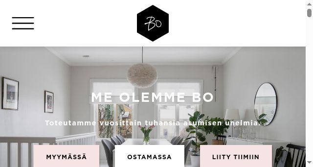 Screenshot of bo.fi