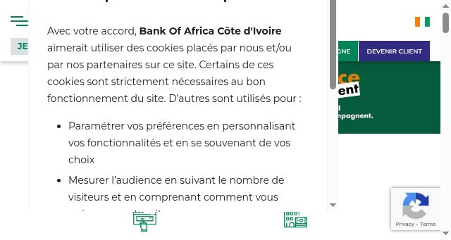 Screenshot of boacoteivoire.com
