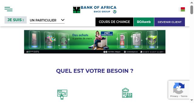 Screenshot of boamadagascar.com