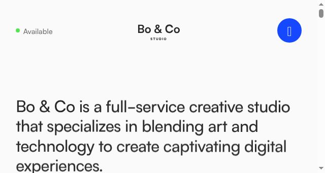 Screenshot of boandco.studio
