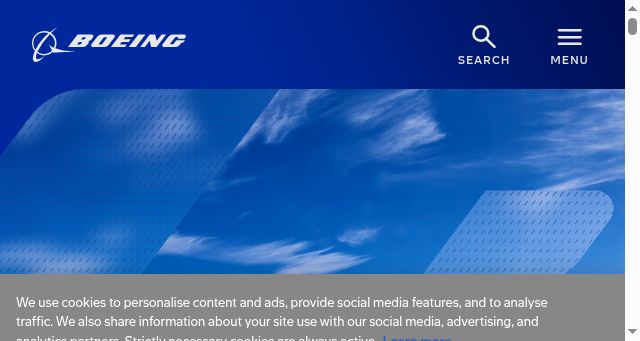 Screenshot of boeing.africa
