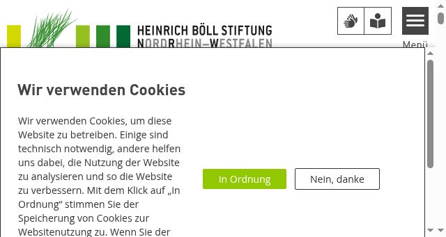 Screenshot of boell-nrw.de