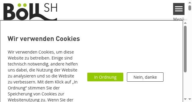 Screenshot of boell-sh.de