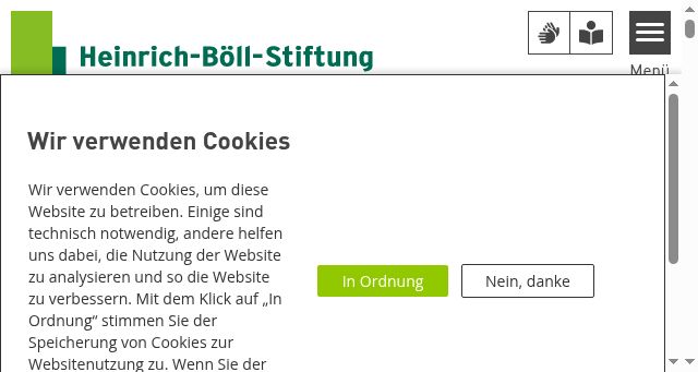 Screenshot of boell-thueringen.de