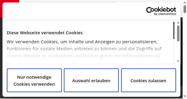 Screenshot of boersenverein-nord.de