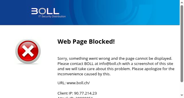 Screenshot of boll.ch