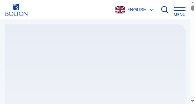 Screenshot of bolton.com